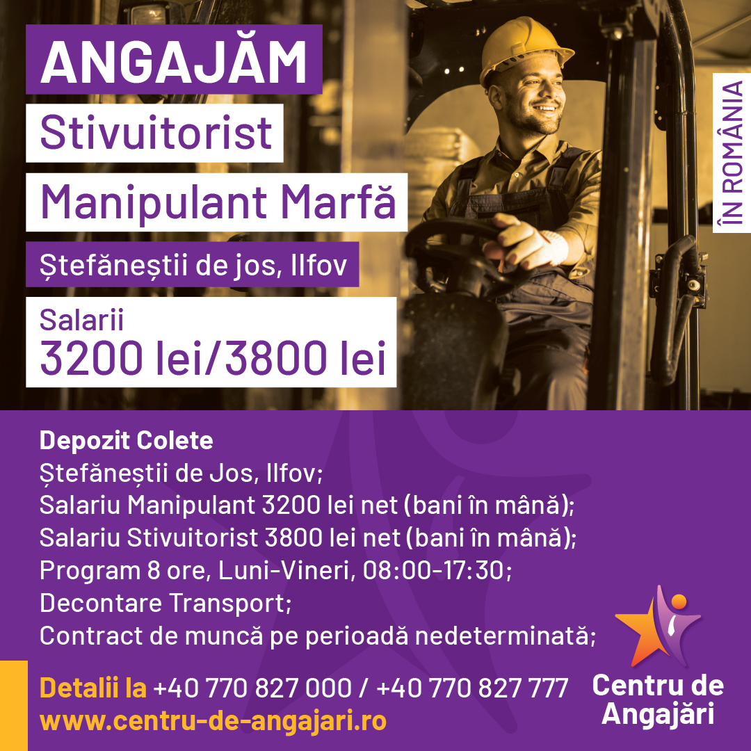 Stivuitorist / Manipulant Marfă