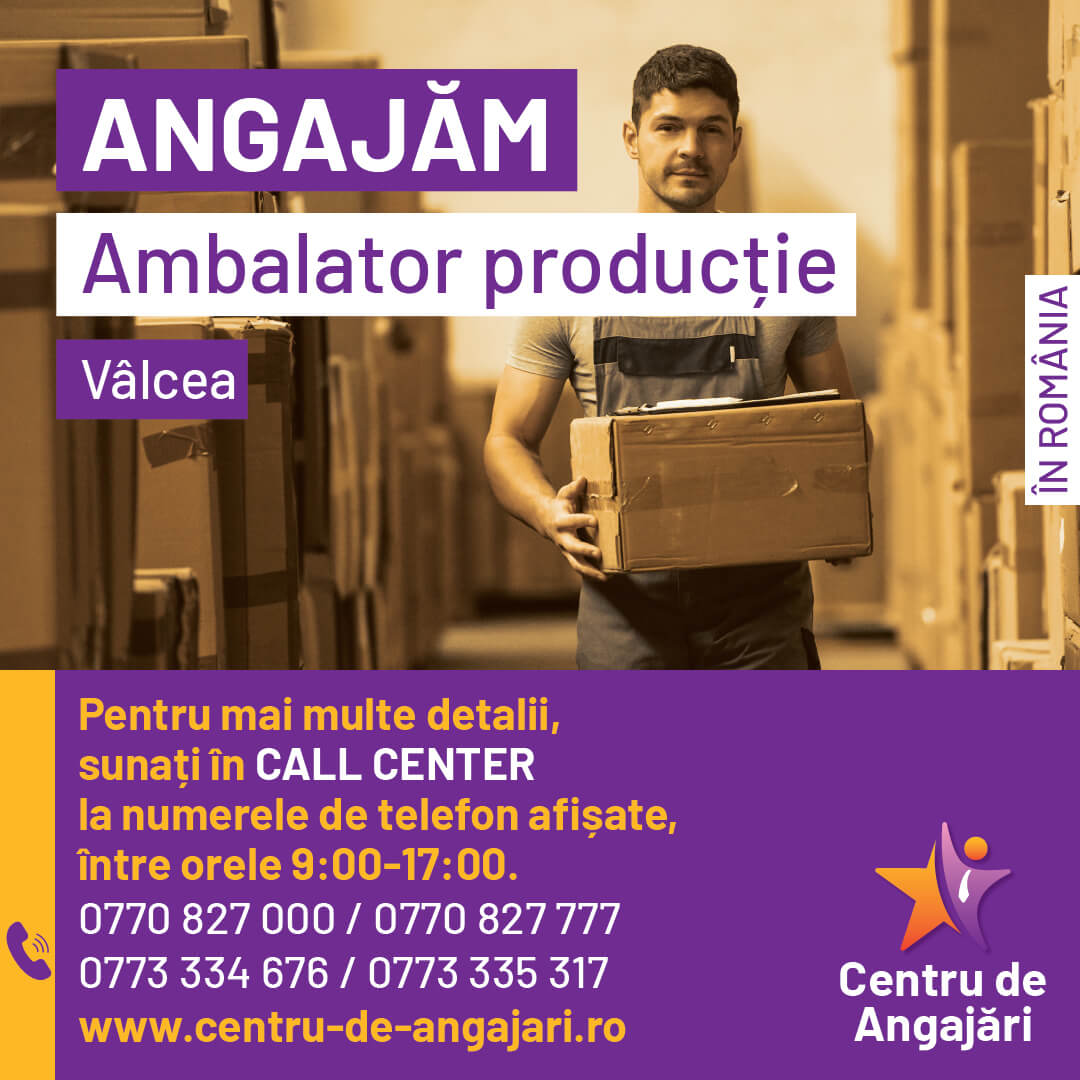 Ambalator producție