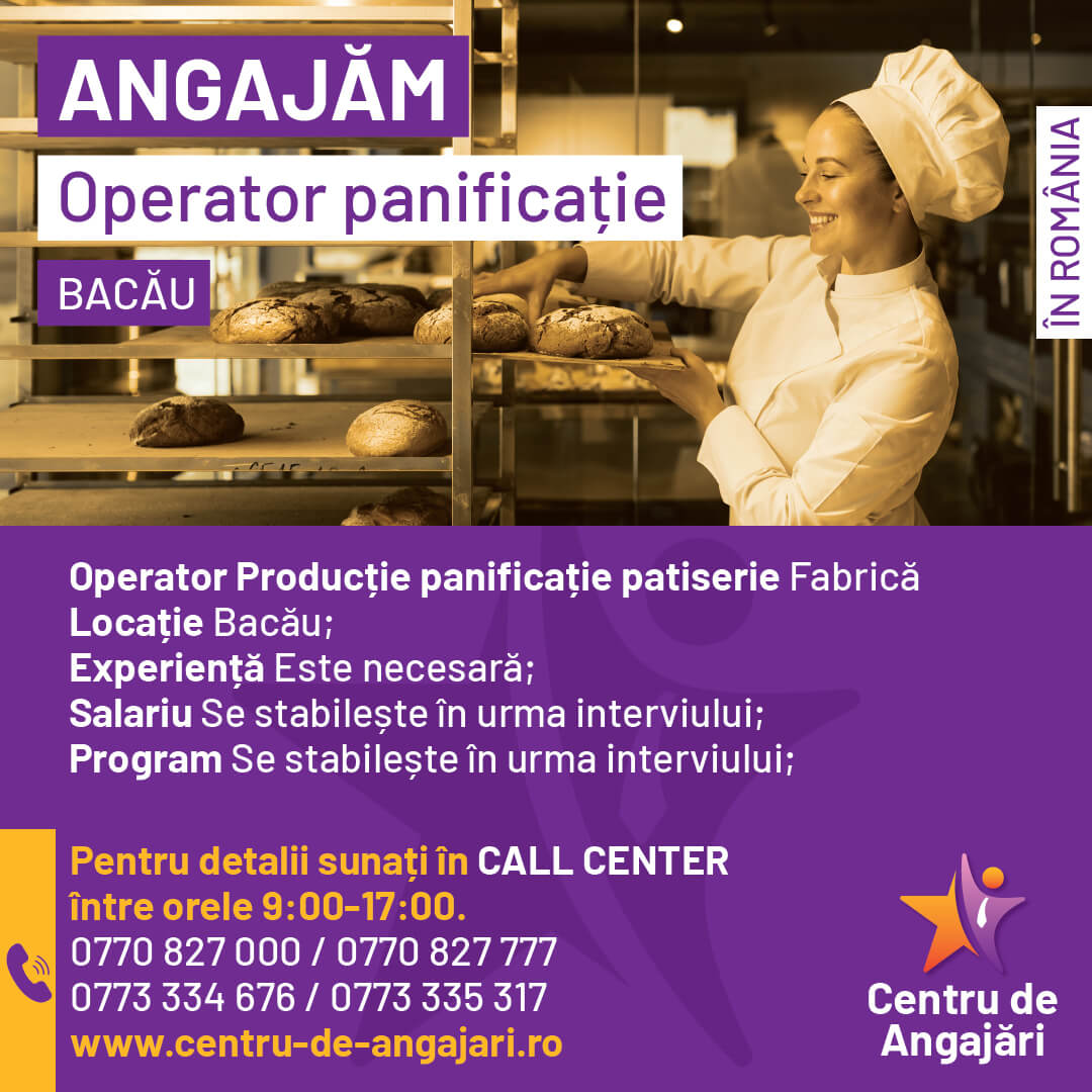 Operator Panificație